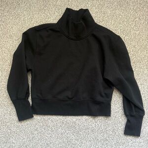 Abercrombie & Fitch Black Turtleneck Sweatshirt